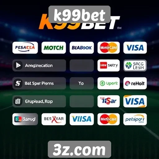 Métodos de pagamento aceitos pelo k99bet